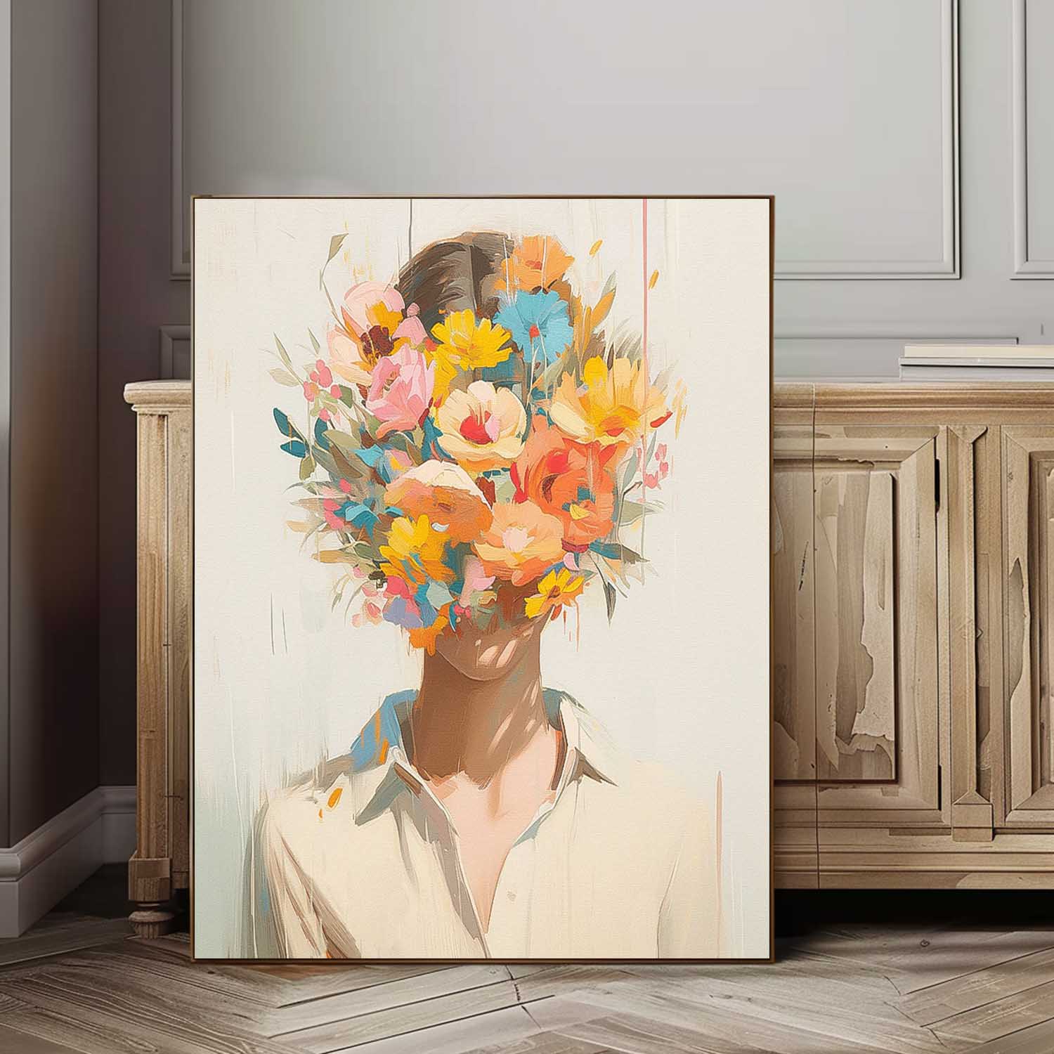 Wall Art People Emotional Scene Elegant