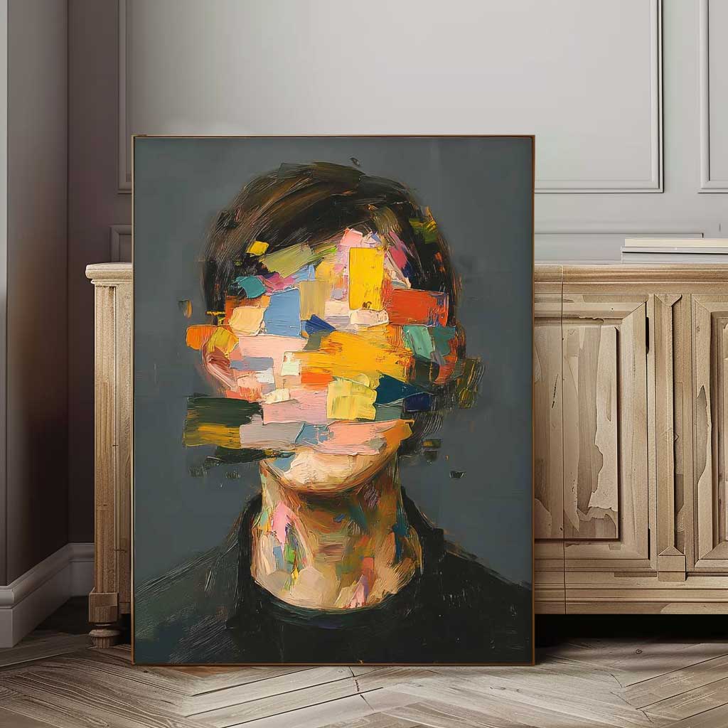 Wall Art Vibrant People Painterly Abstract