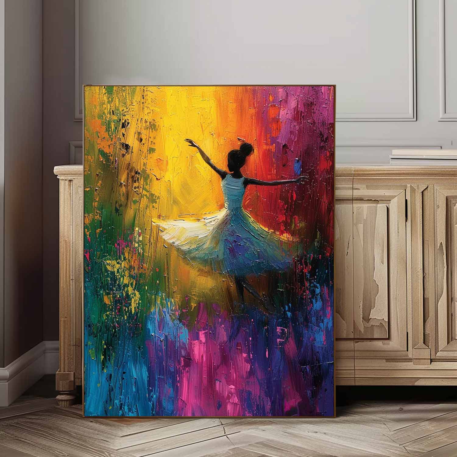 Wall Art Impasto Expressionist Figurative