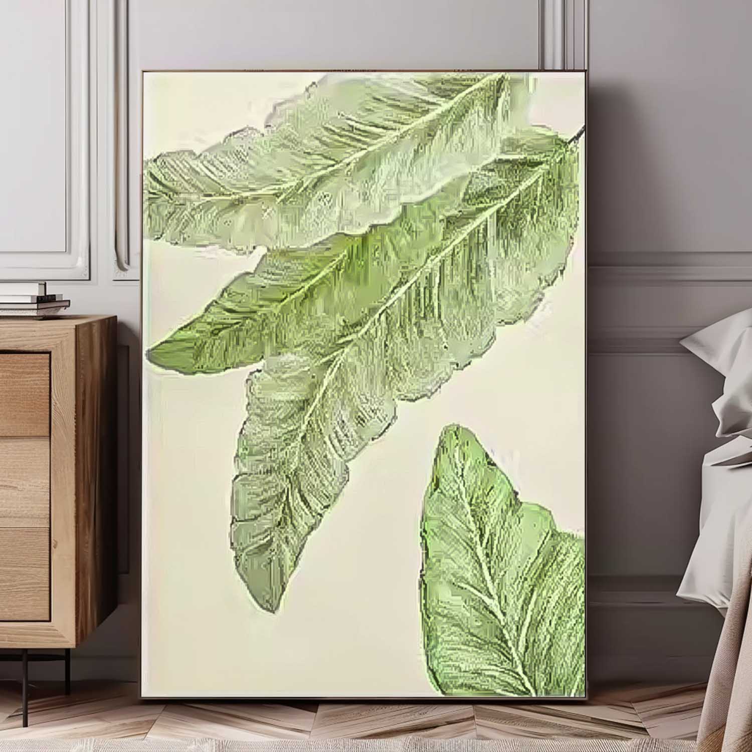 Wall Art Flower Botanical Painterly Modern