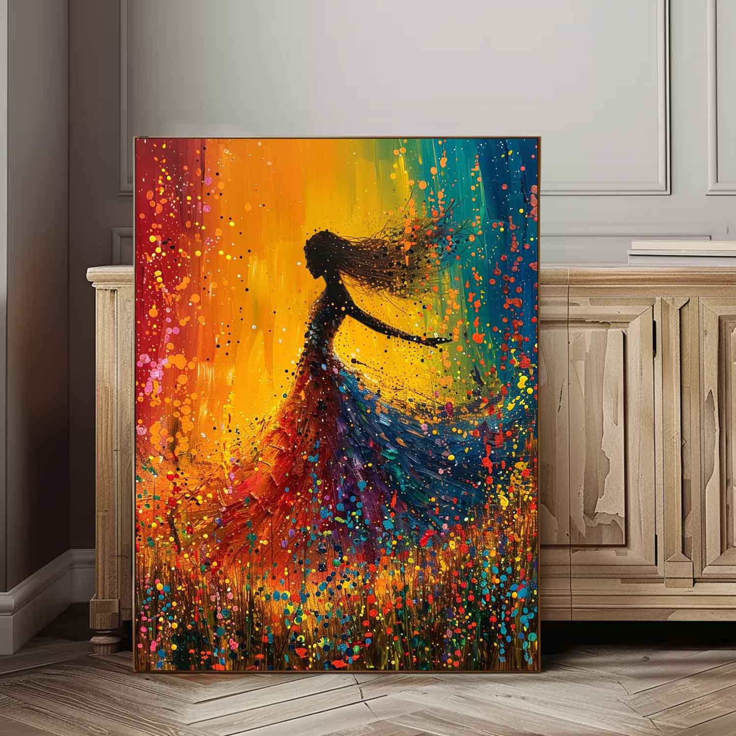 Wall Art People Painterly Dynamic Dance