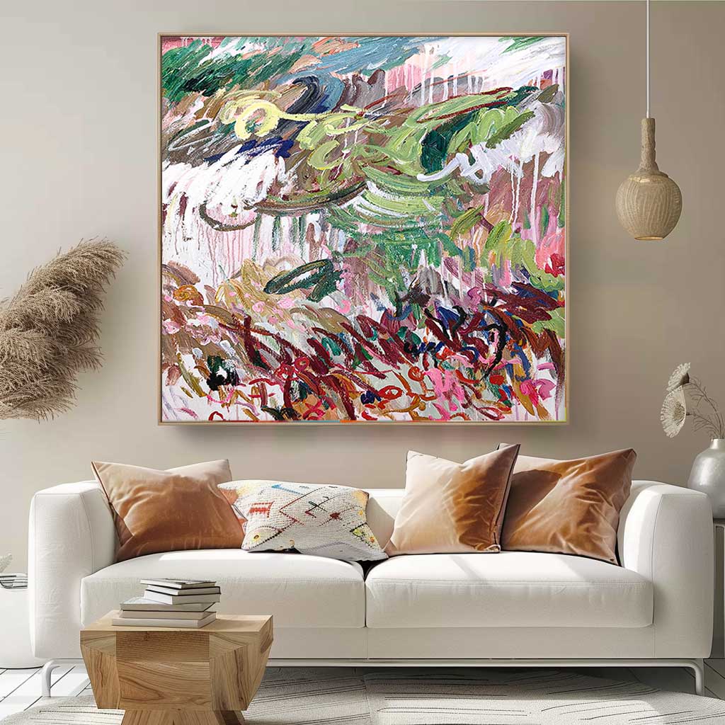 Wall Art Abstract Expressionist Botanical Modern