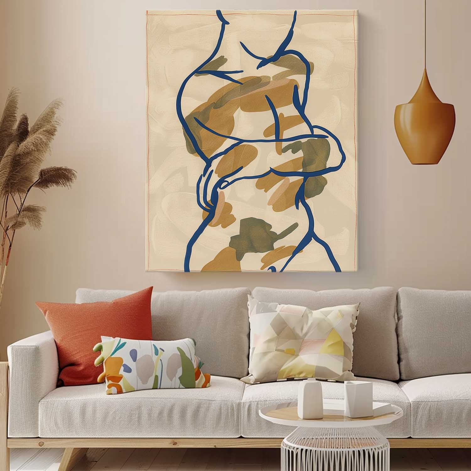 Wall Art Abstract People Contemporary Playful