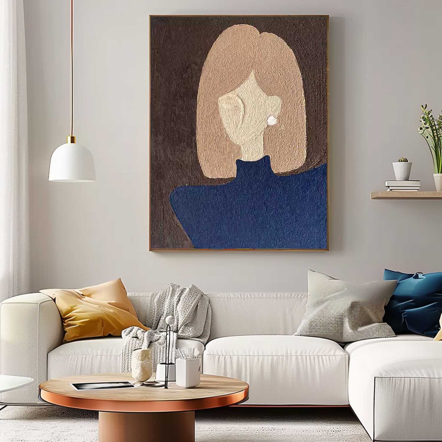 Wall Art Fashion People Contemporary Elegant