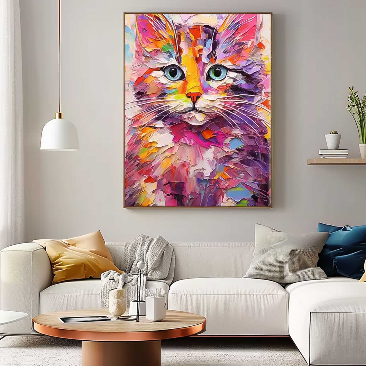 Wall Art Animal Cheerful Contemporary Pop