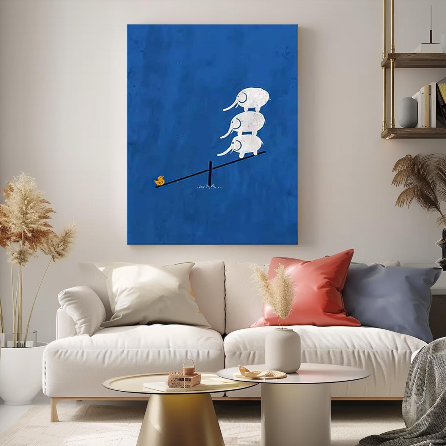 Wall Art Minimalist Whimsical Playful Pop