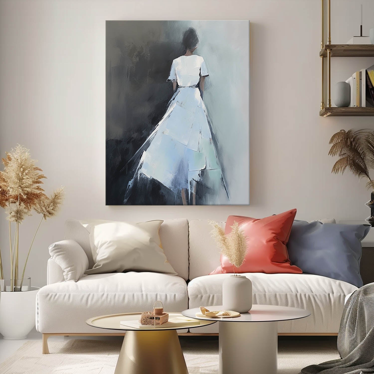 Wall Art People Painterly Introspective Understated