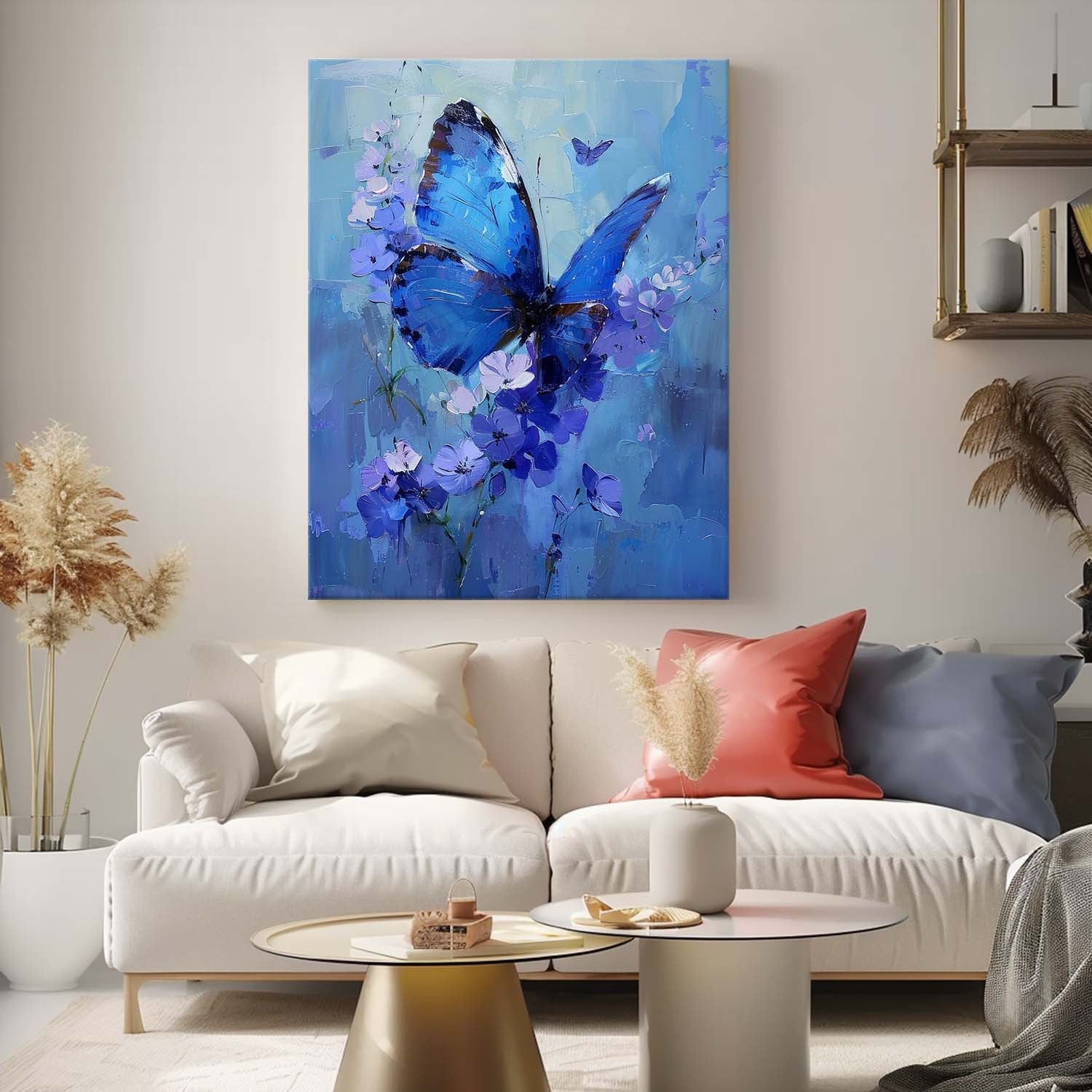 Wall Art Animal Butterfly Understated Whimsical