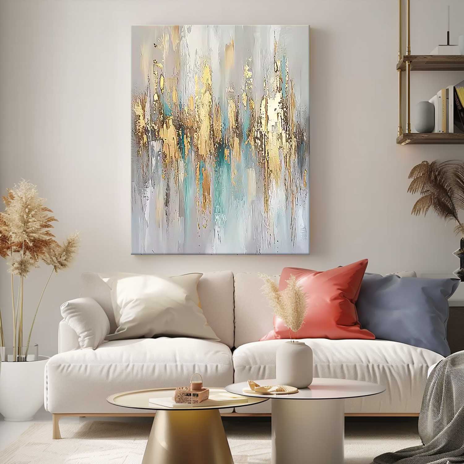 Wall Art Impasto Abstract Modern Understated