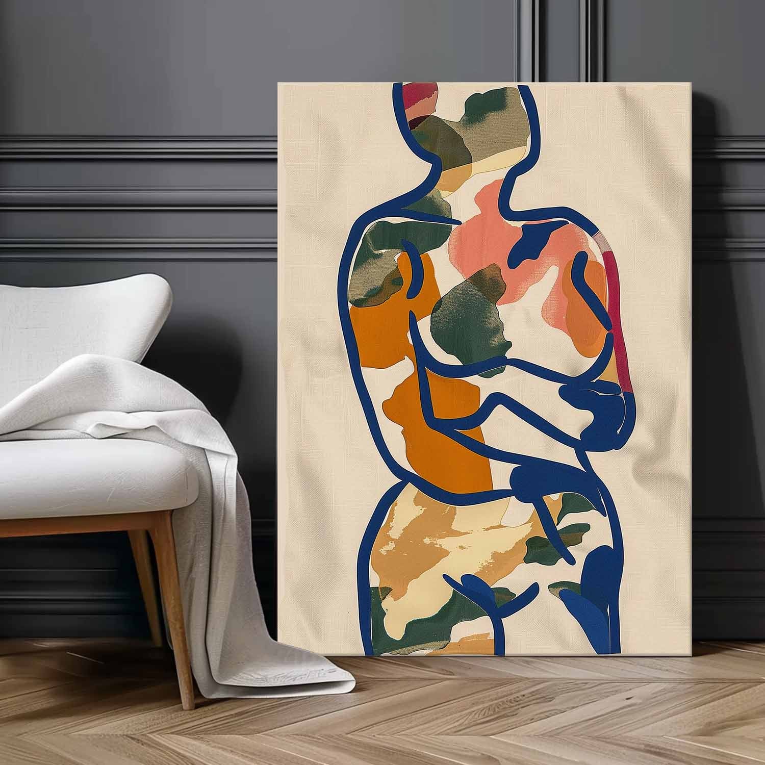 Wall Art Bold Figurative Abstract Painterly