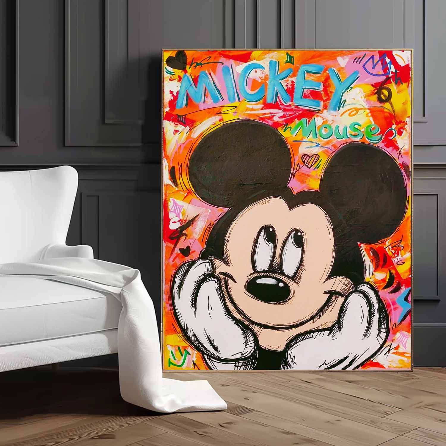 Mickey Mouse Graffiti Art PE193 - Neutralighting