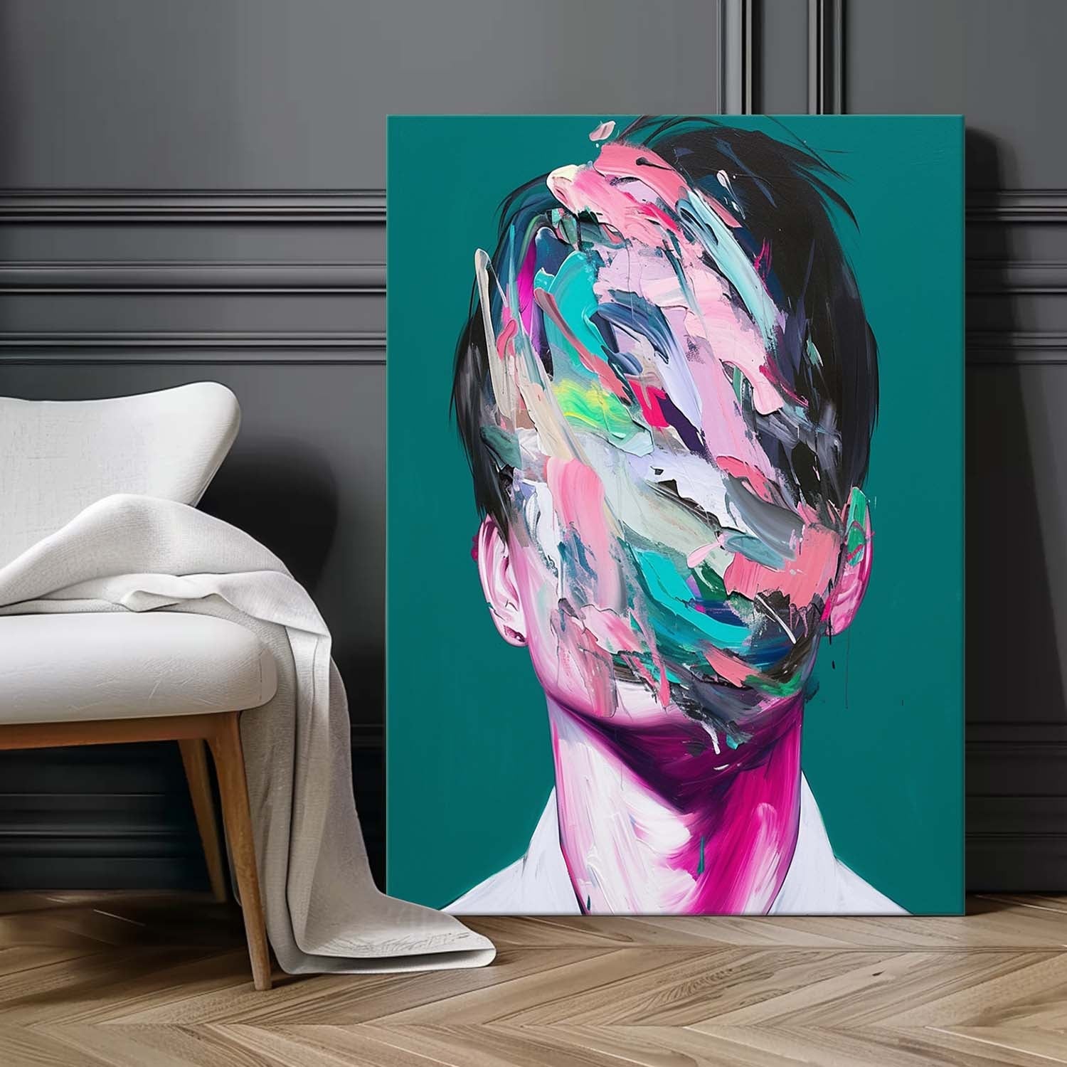 Wall Art People Expressive Abstract Design
