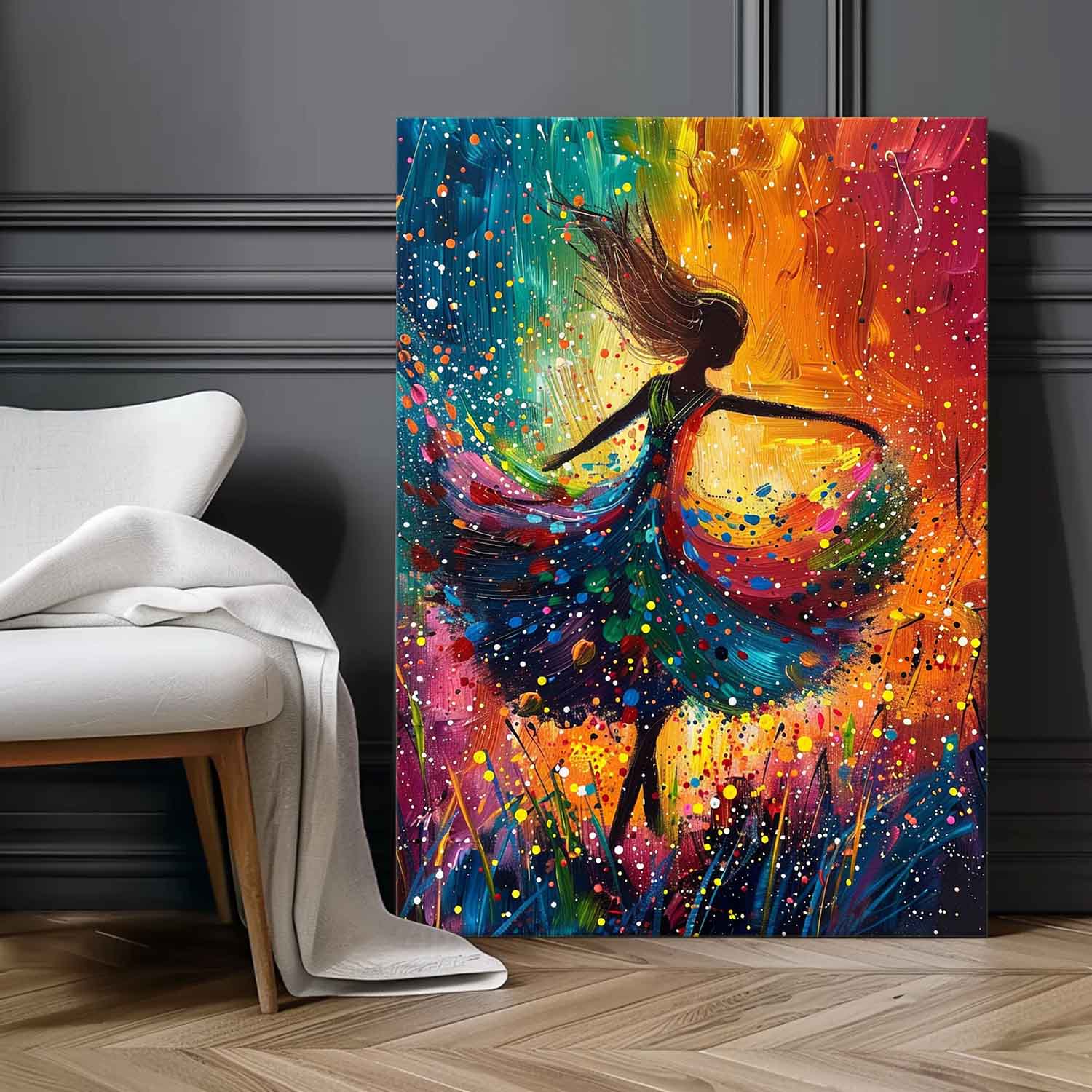 Wall Art People Cheerful Lively Elegant