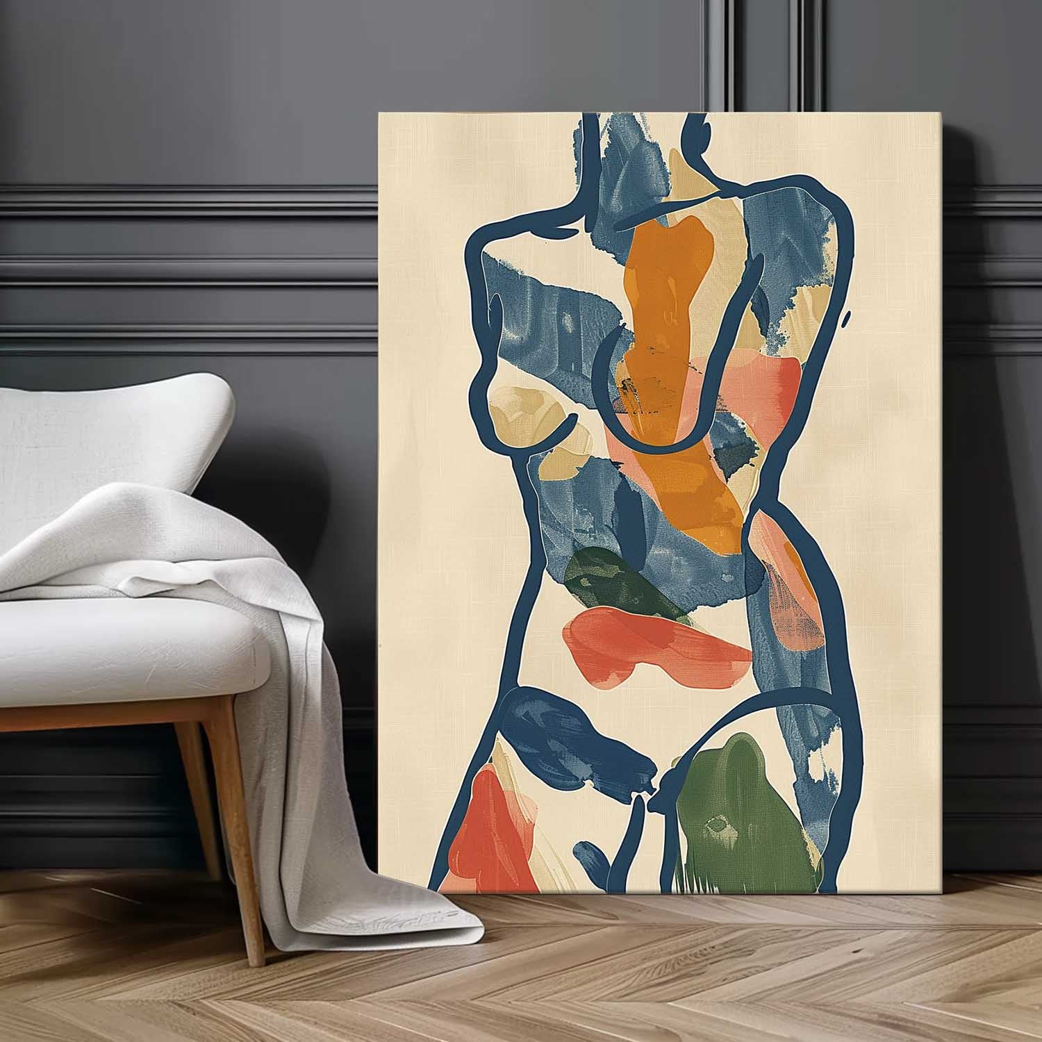 Wall Art People Matte Earthy Understated Bold