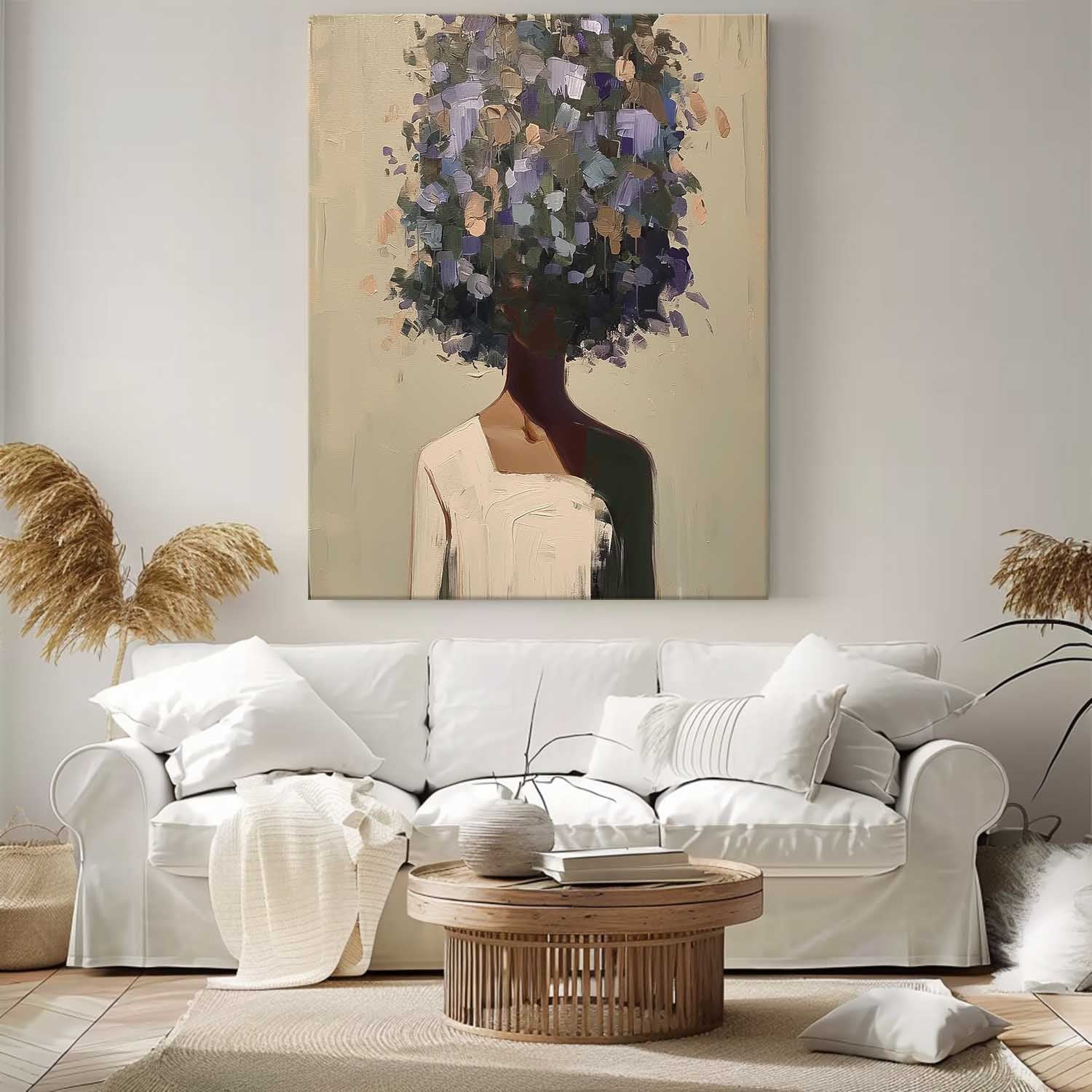 Wall Art Floral People Nature Atmosphere Serene