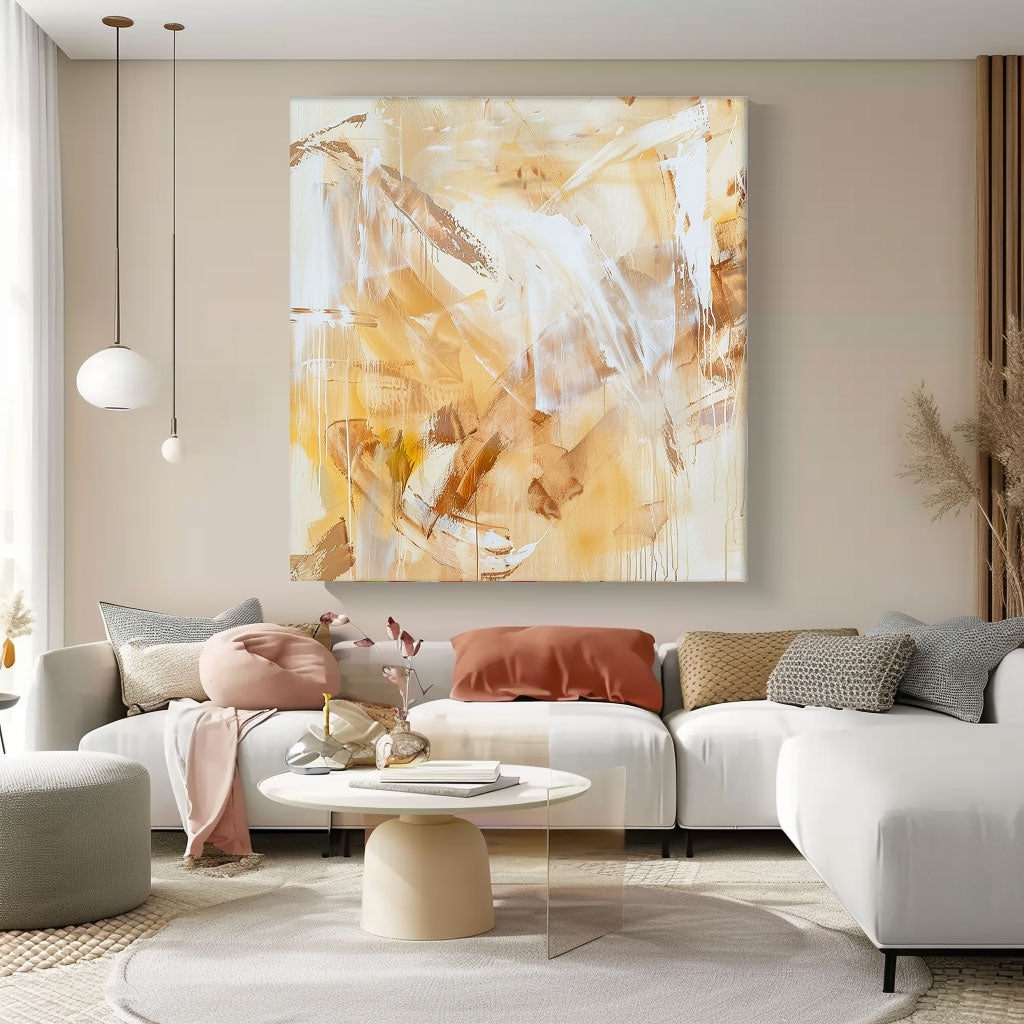 Wall Art Abstract Contemporary Serene Decor