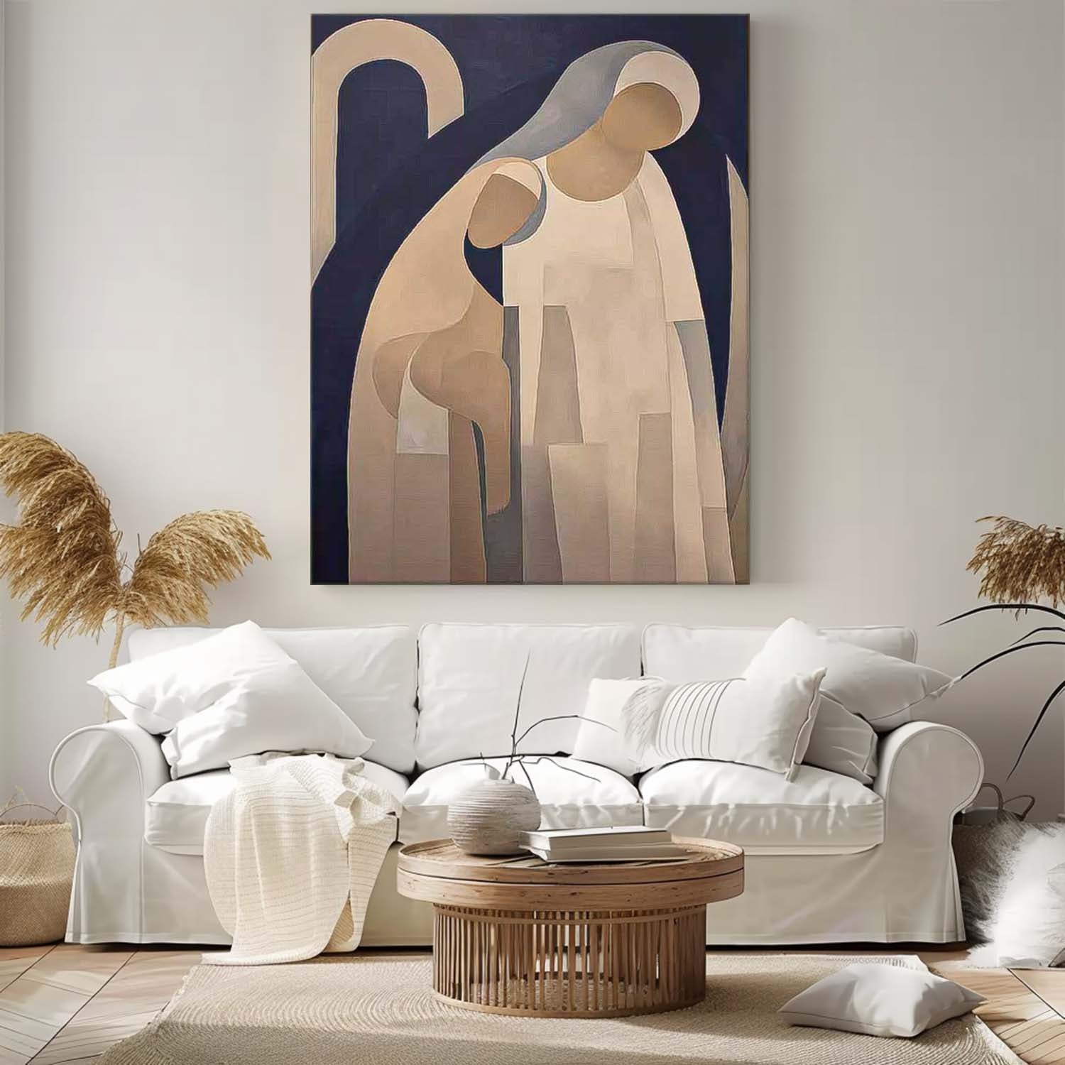 Wall Art People Elegant Cubist Abstract Artistic