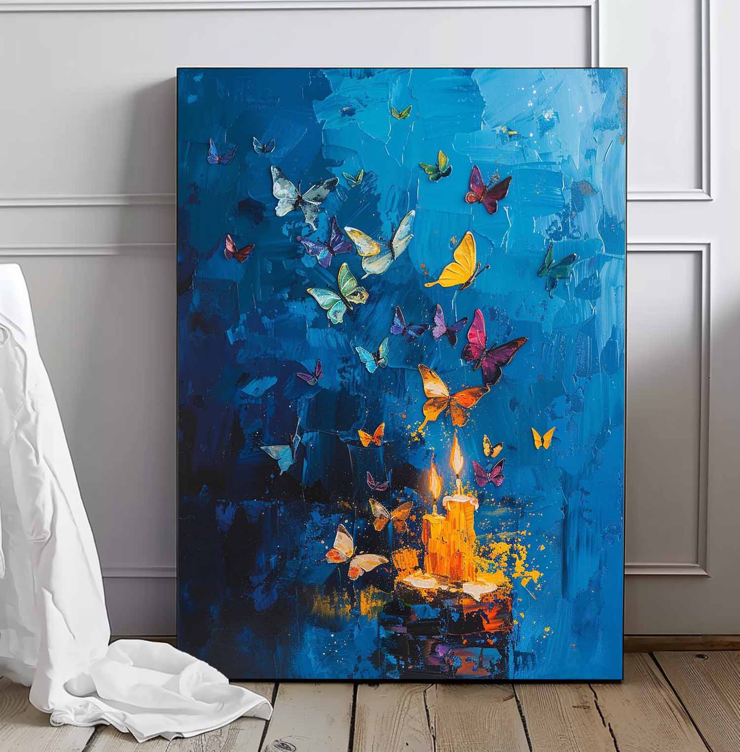 Wall Art Abstract Warm Magical Artistic