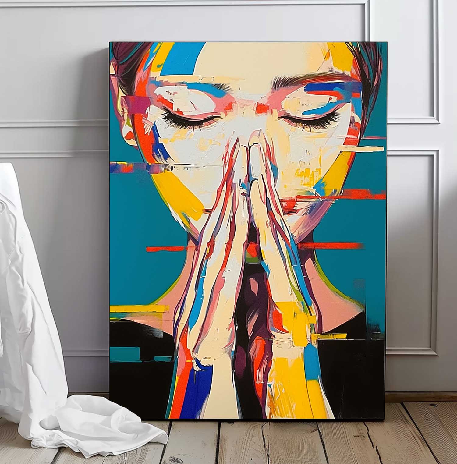 Wall Art Vibrant People Emotional Atmosphere