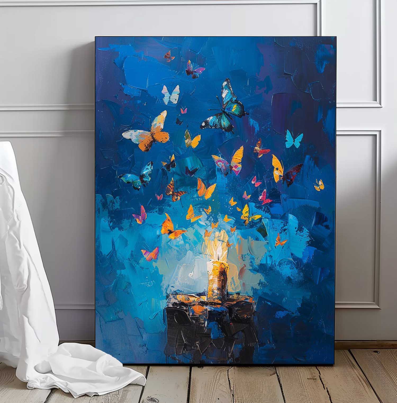 Wall Art Abstract Magical Scene Warm