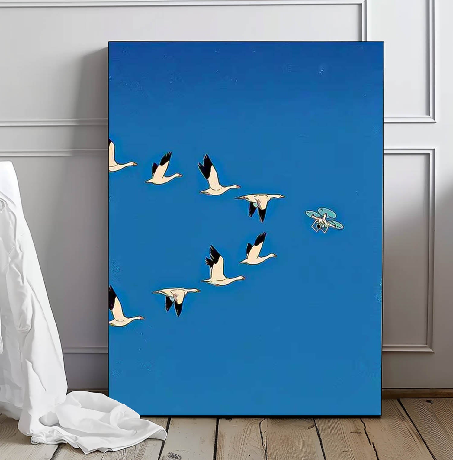 Wall Art Minimalist Serene Calm Neutral Pop