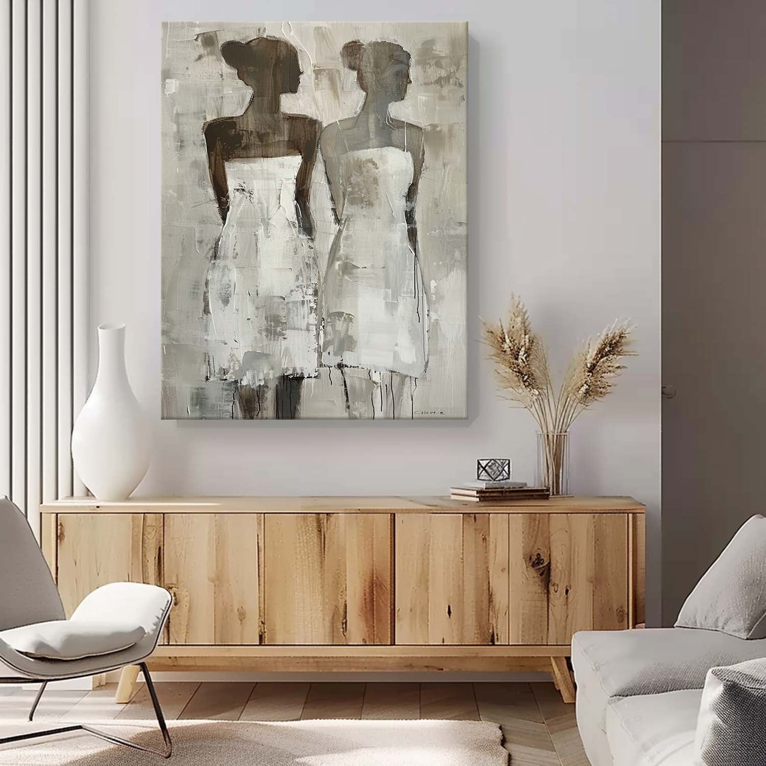 Wall Art People Minimalist Painterly