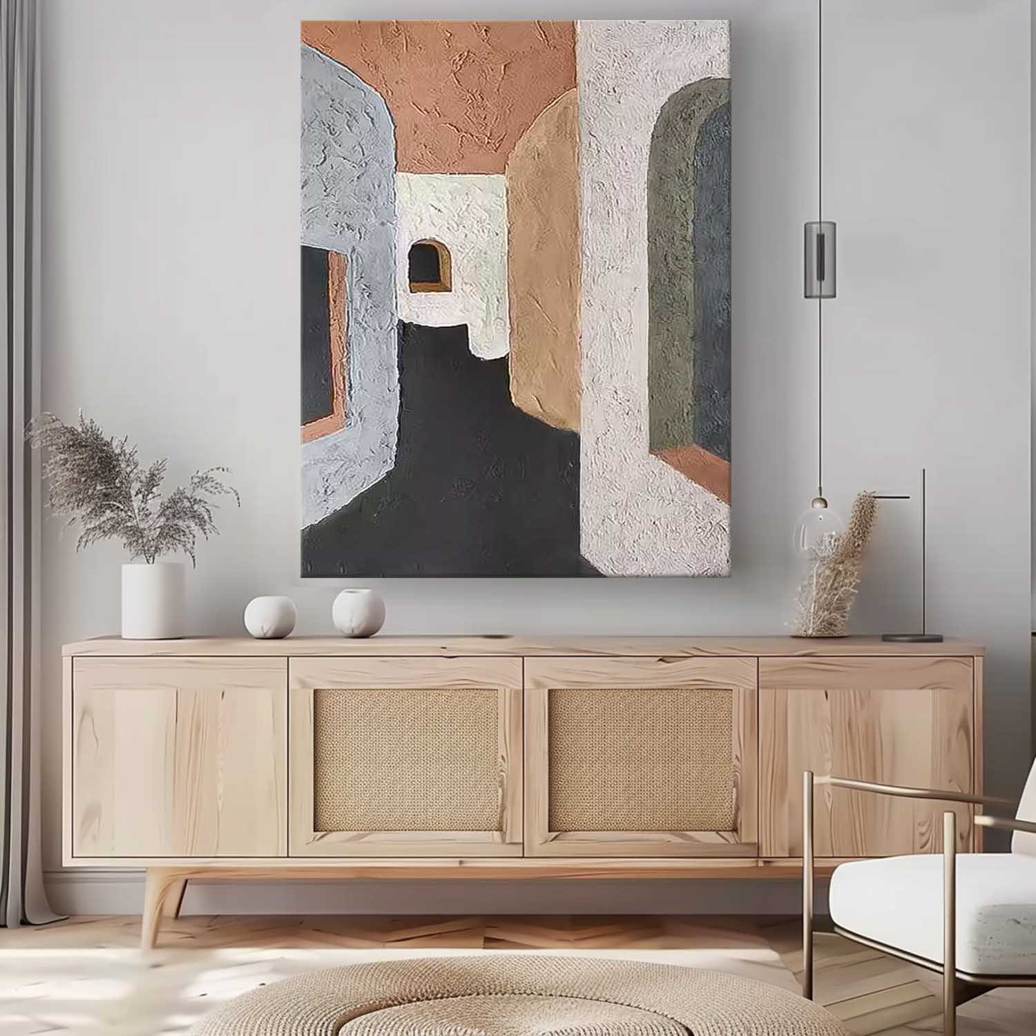 Wall Art Abstract Contemporary Energetic Design