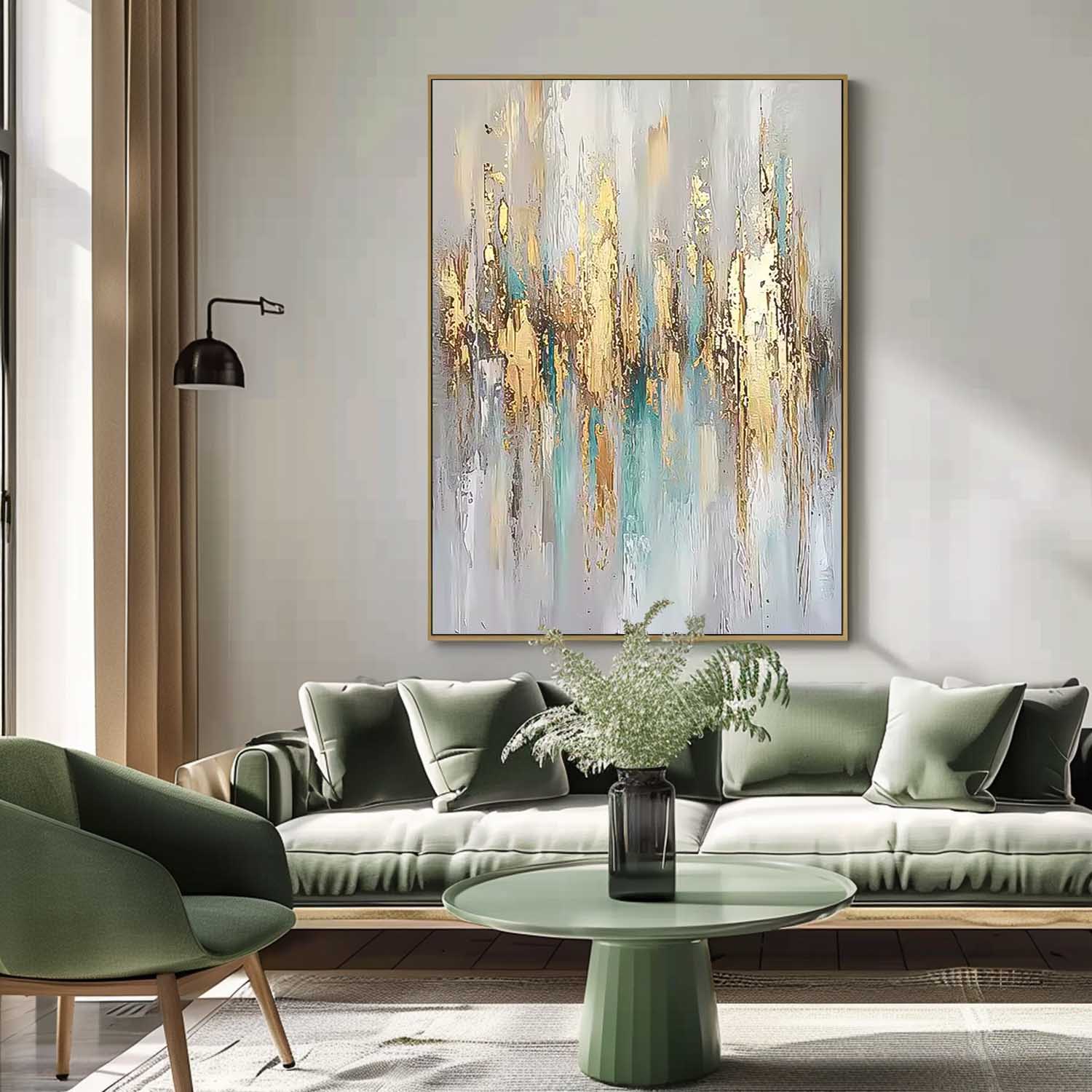 Wall Art Impasto Abstract Modern Understated