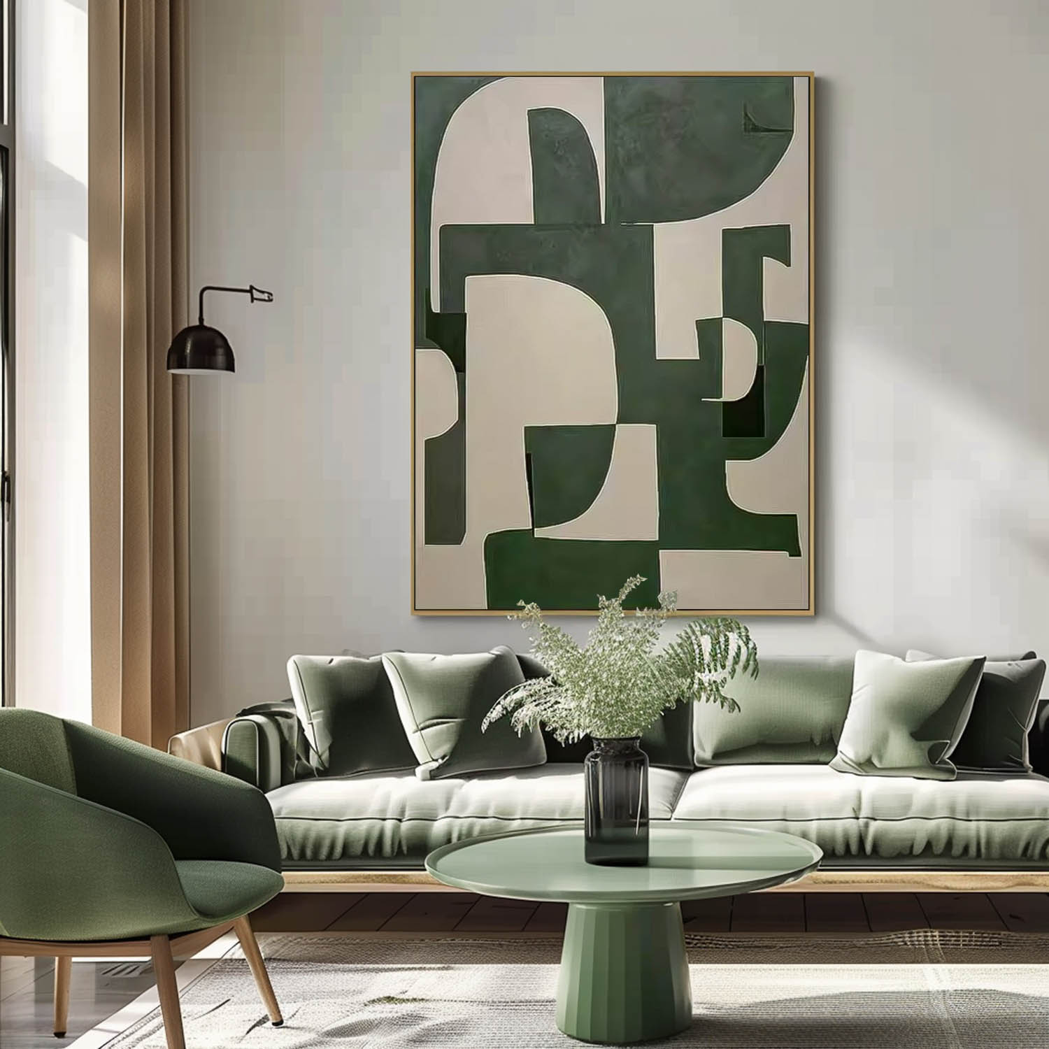 Wall Art Minimalist Modern Abstract Painterly