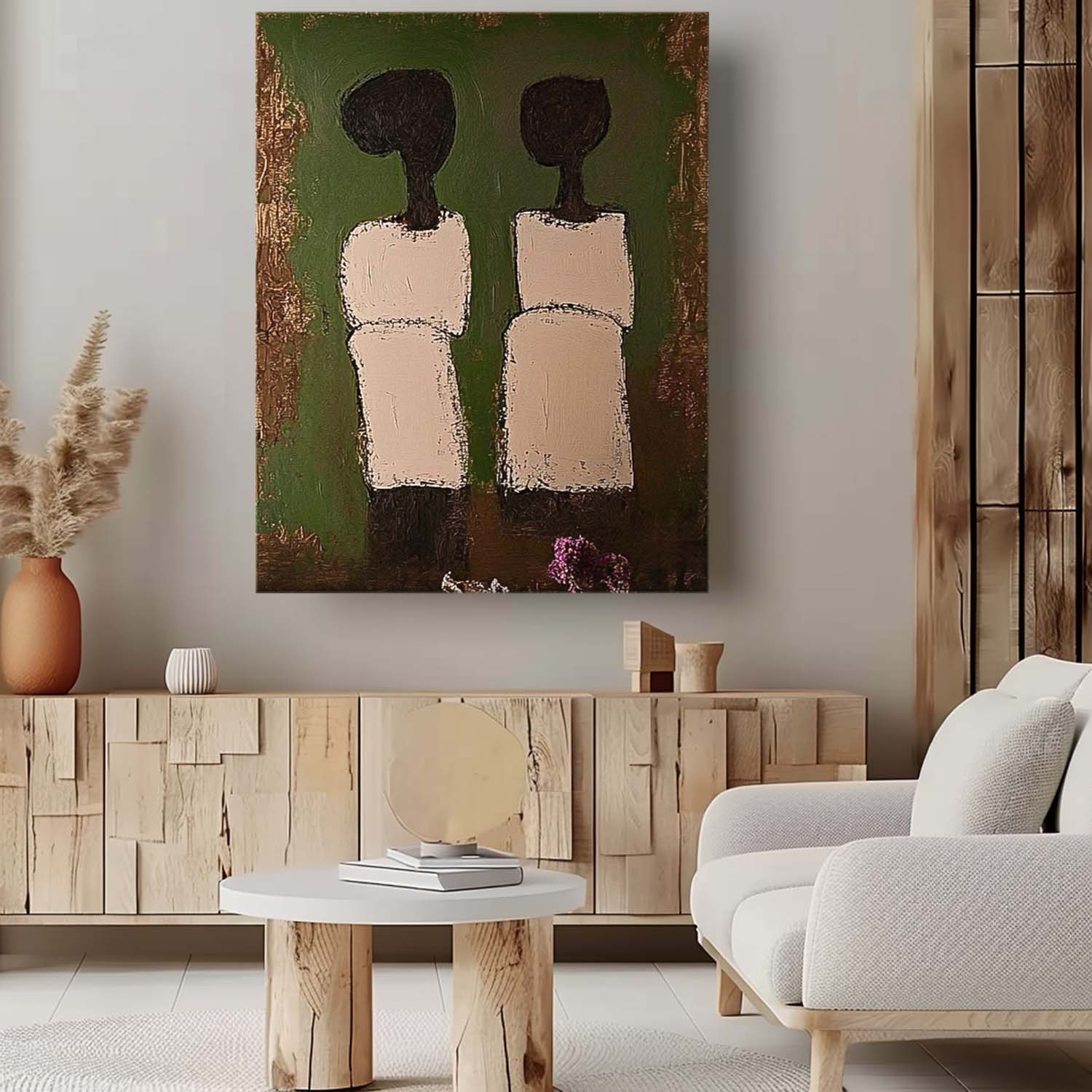 Wall Art People Modern Scandinavian Natural