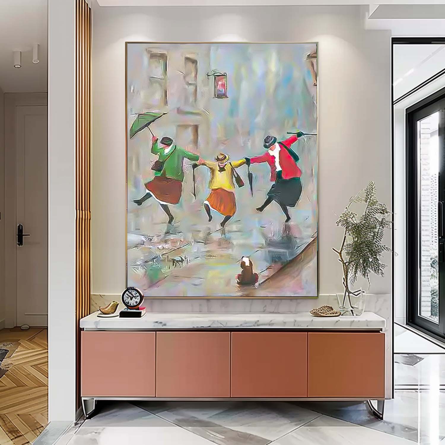 Wall Art People Impressionist Modern Painterly