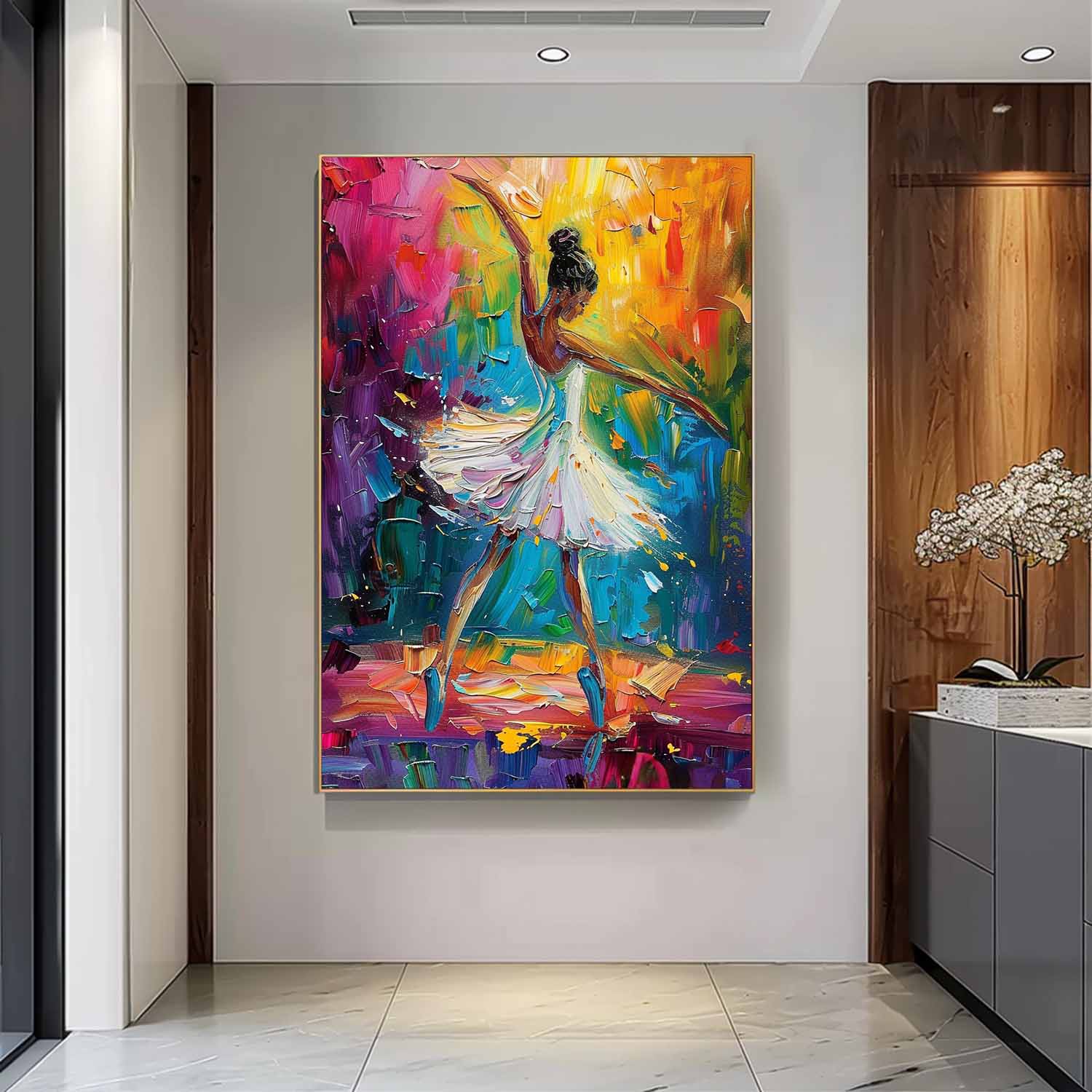 Wall Art People Maximalist Abstract Painterly