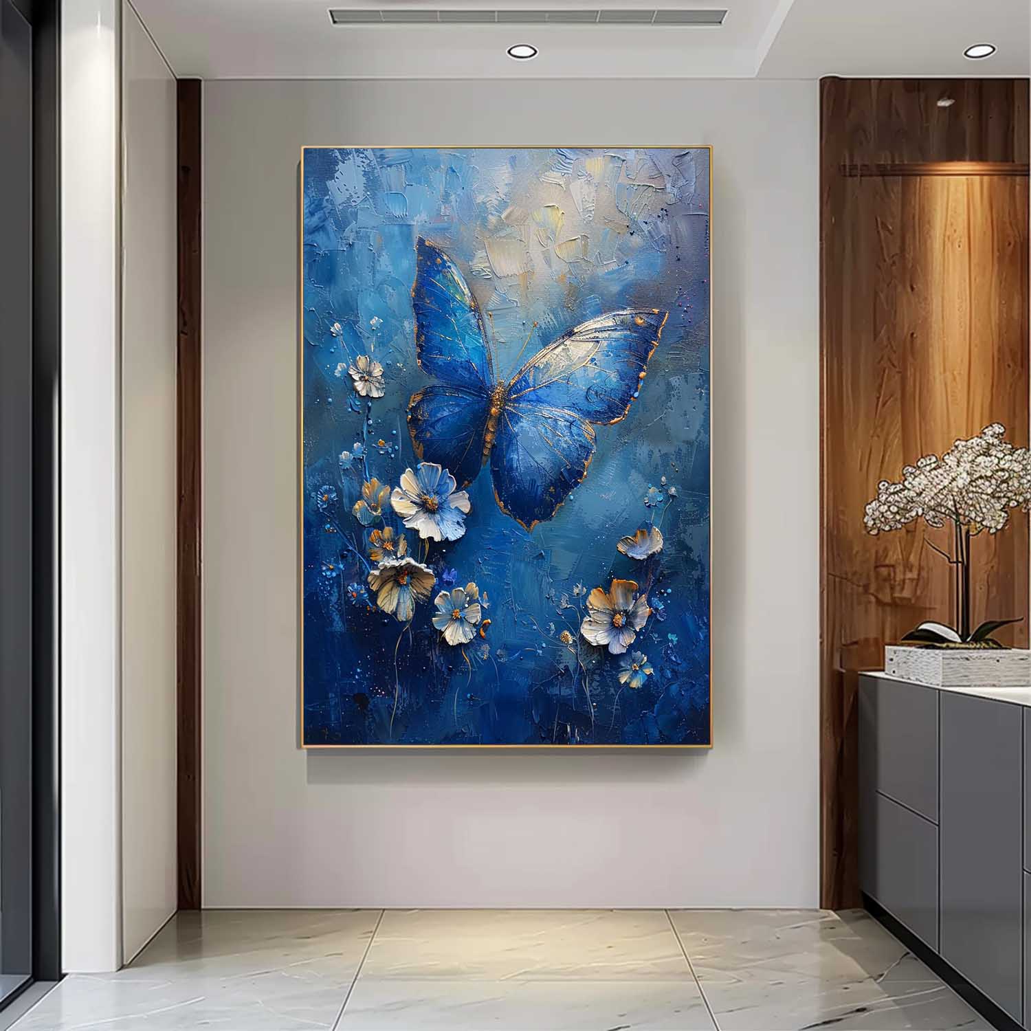 Wall Art Impasto Animal Butterfly Expressionist