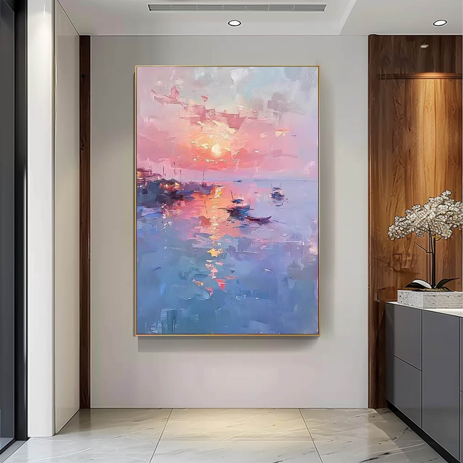 Wall Art Landscape Contemporary Abstract
