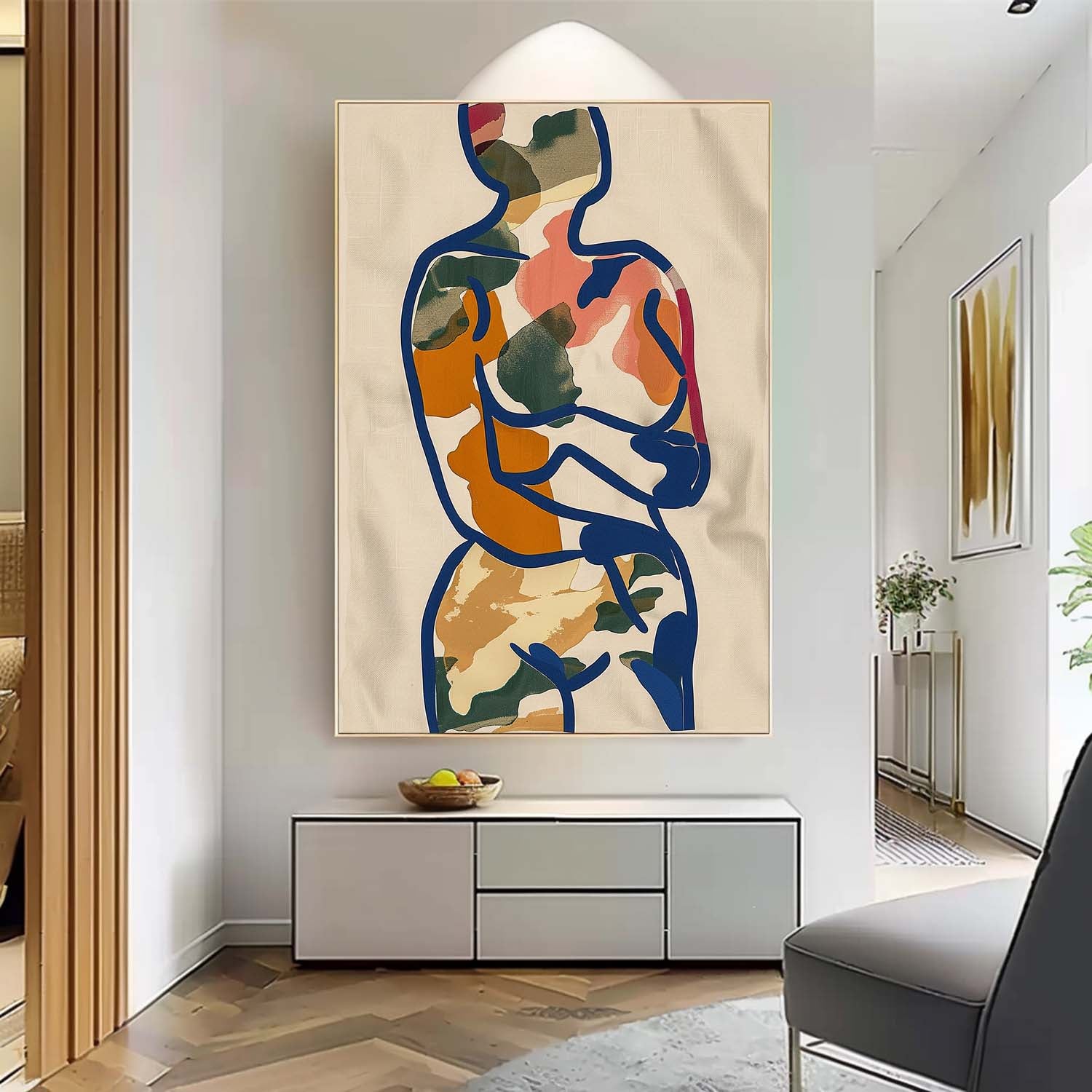 Wall Art Bold Figurative Abstract Painterly