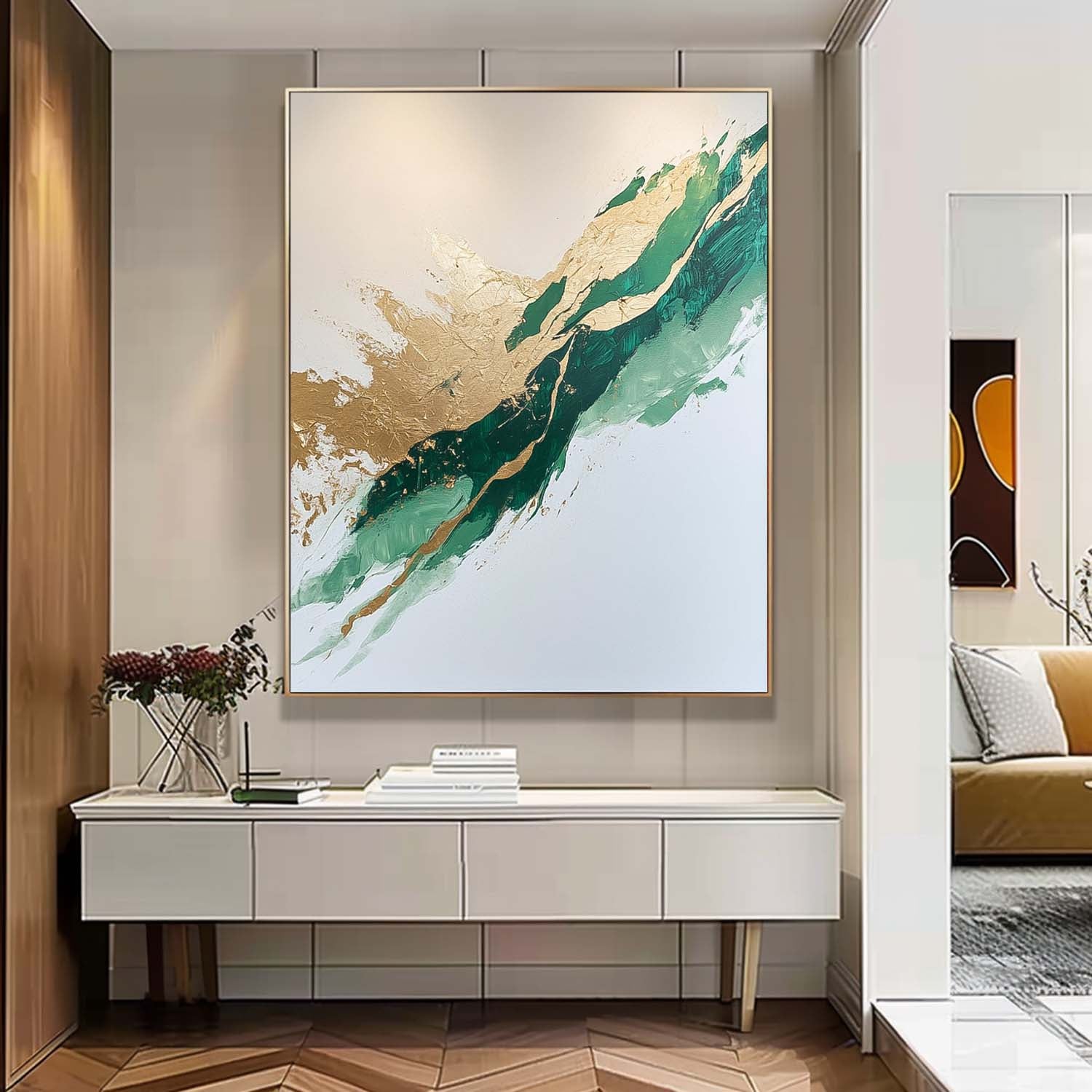 Abstract Canvas Art AB594 - Neutralighting