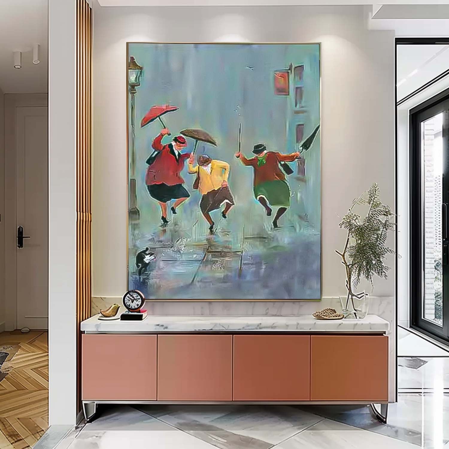 Wall Art People Painterly Energetic Dynamic
