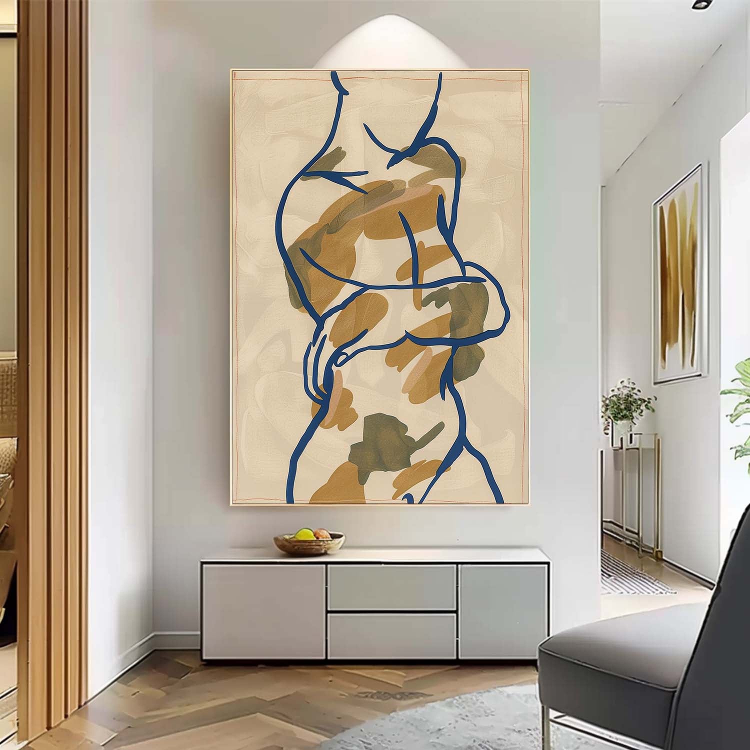 Wall Art Abstract People Contemporary Playful