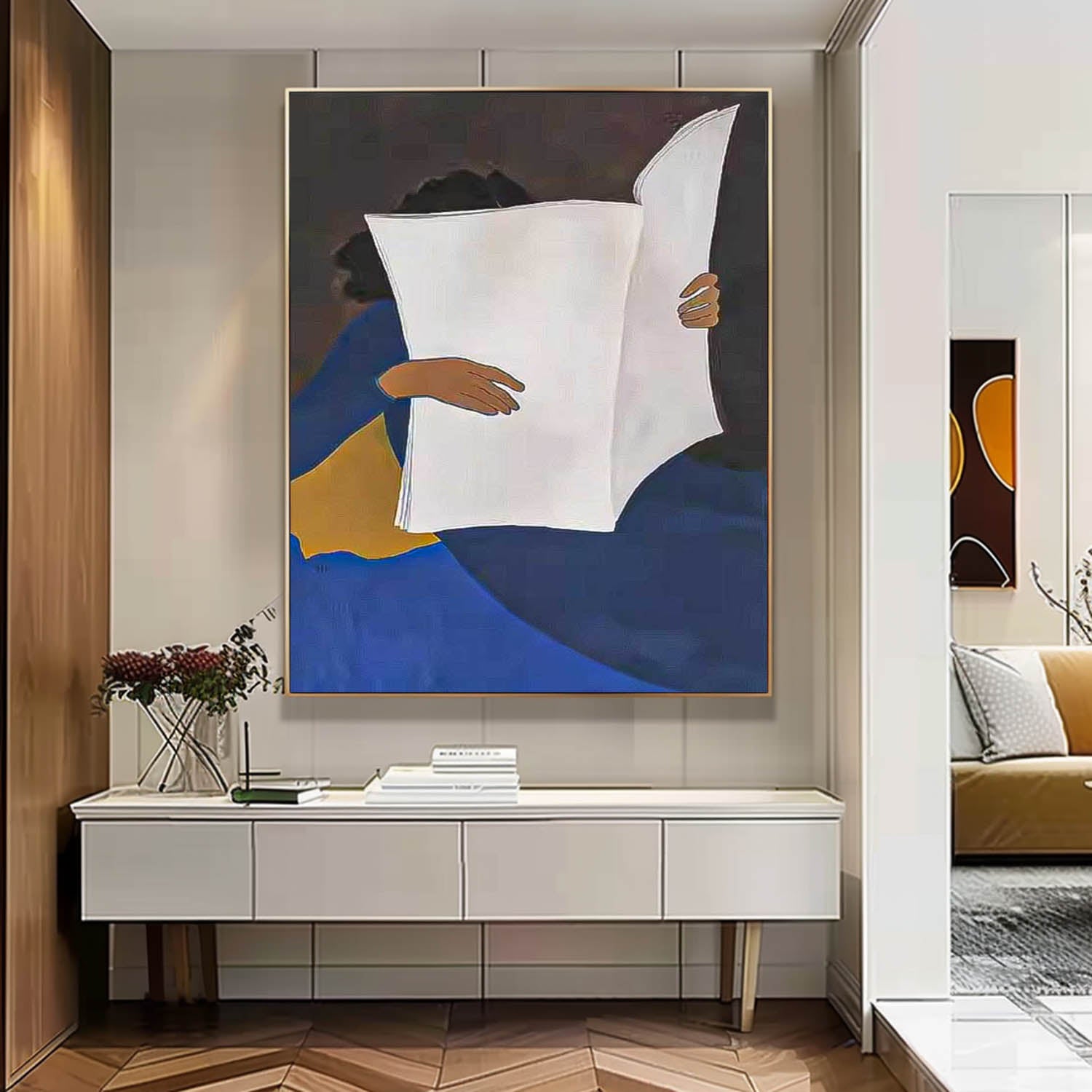 Wall Art People Minimalist Chic Elegant Fashion