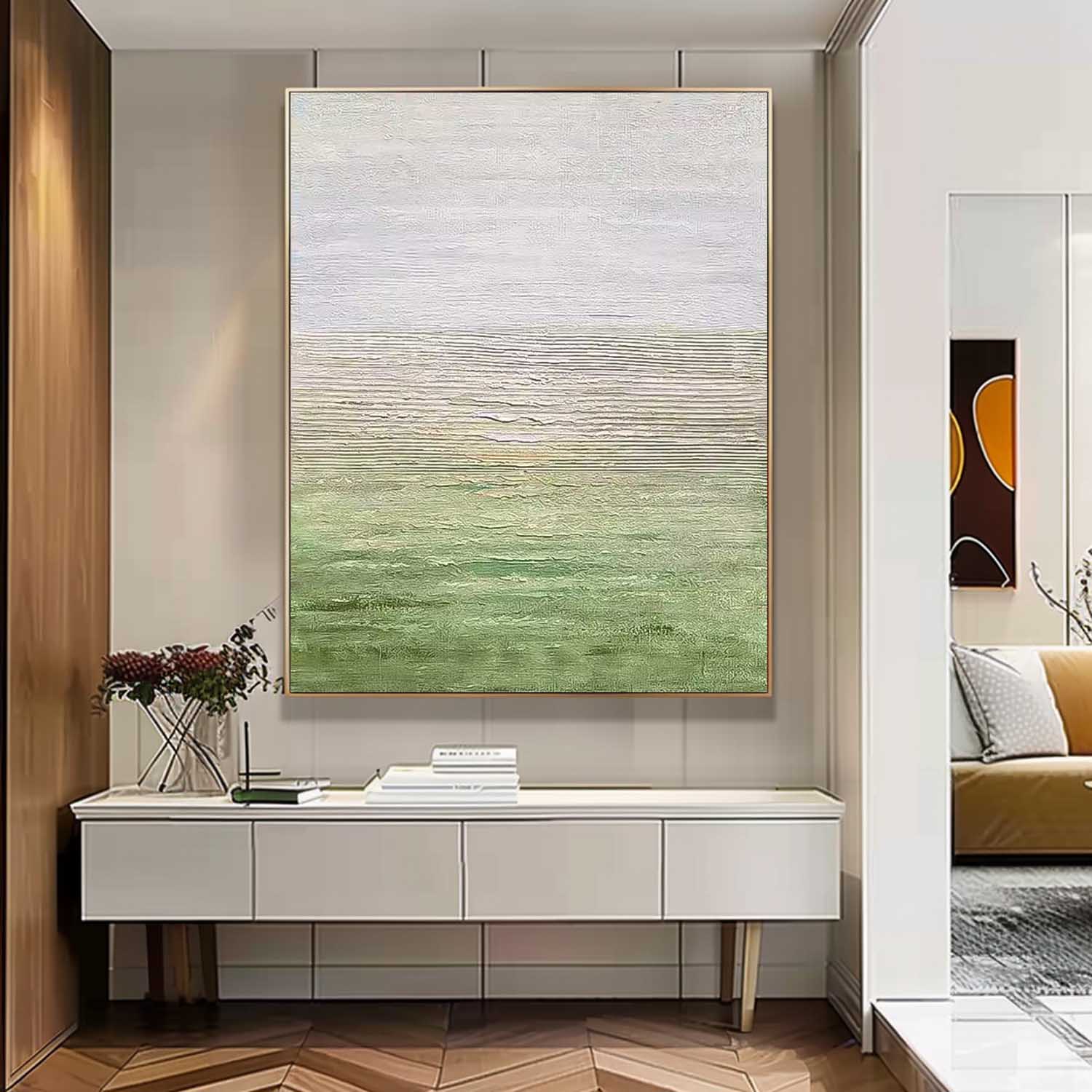 Wall Art Impasto Minimalist Dreamy Elegant
