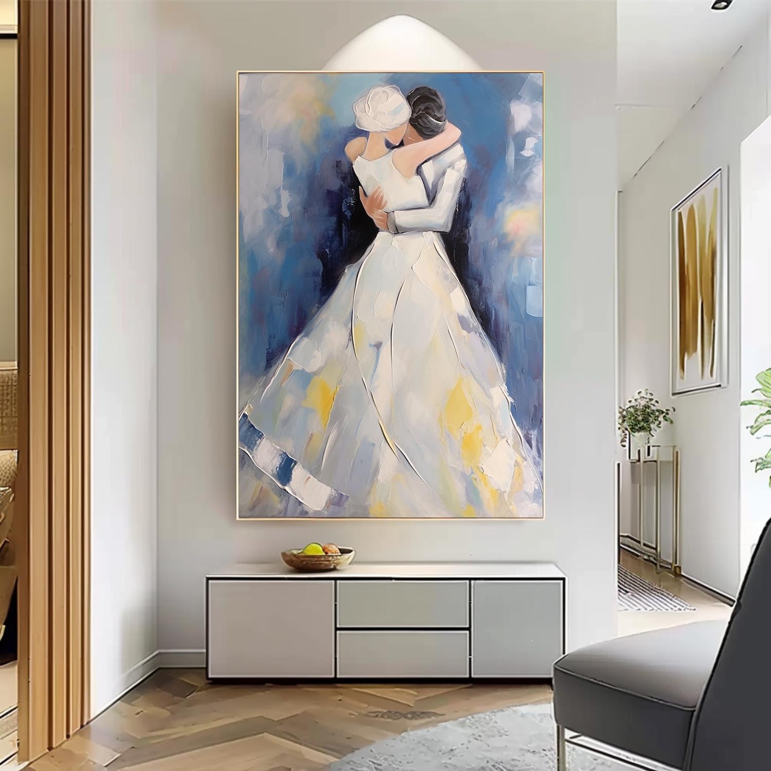 Wall Art Soft People Tender Romantic