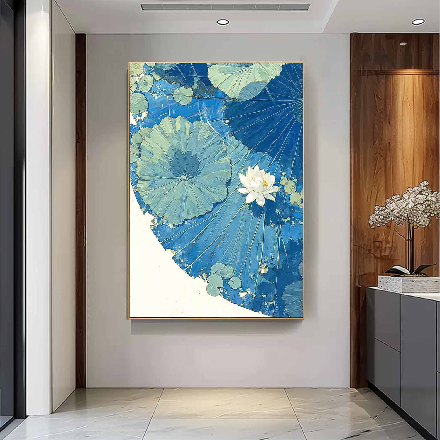 Wall Art Modern Flower Retro Contemporary
