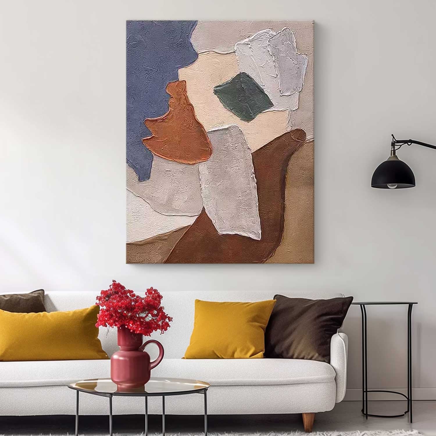 Abstract Canvas Art AB543 - Neutralighting
