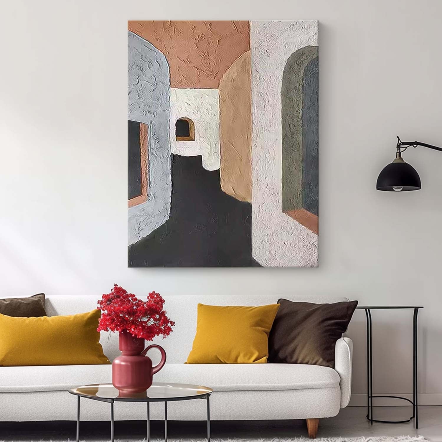 Wall Art Abstract Contemporary Energetic Design