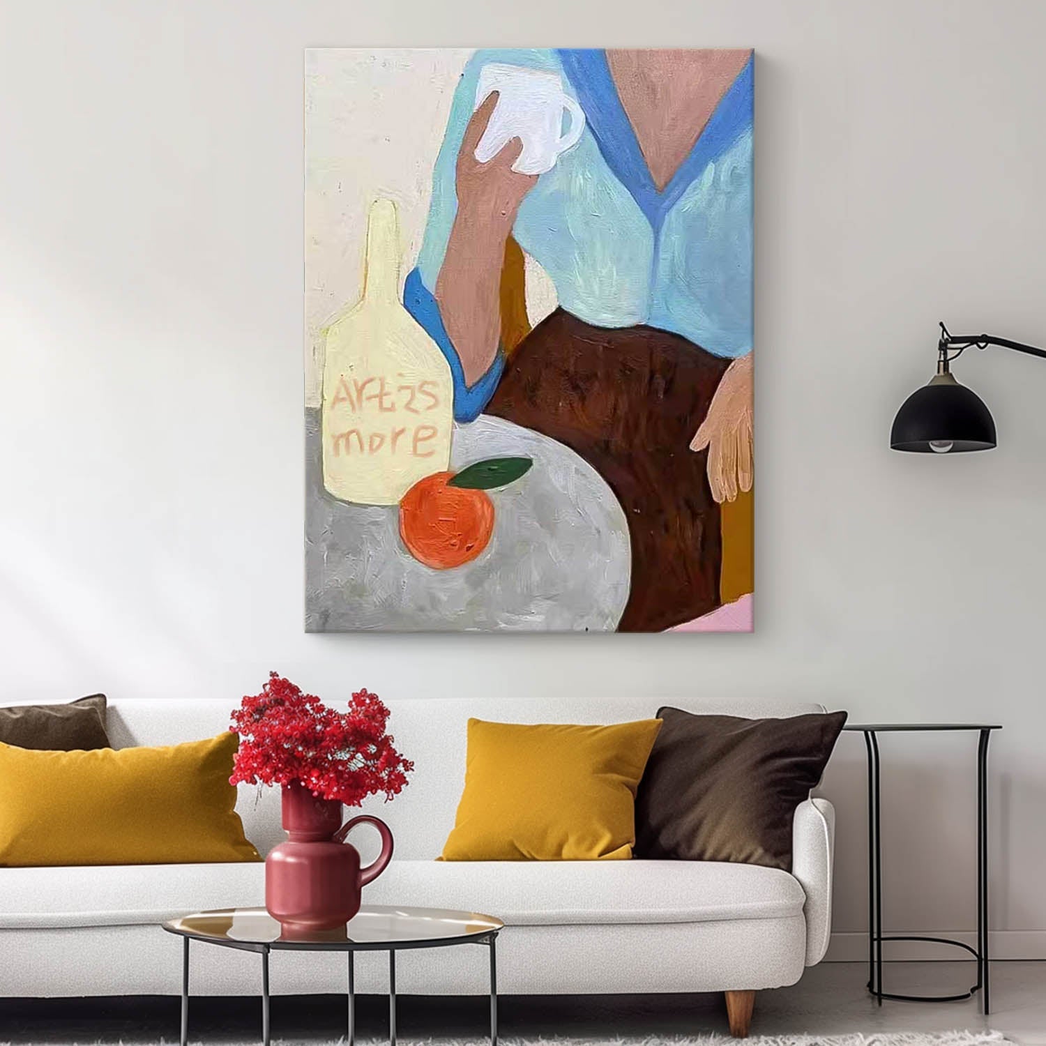 Wall Art People Still Life Figure Cozy Atmosphere