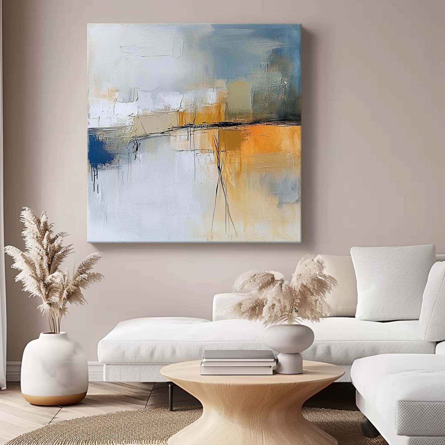 Wall Art Abstract Wabi-Sabi Coastal