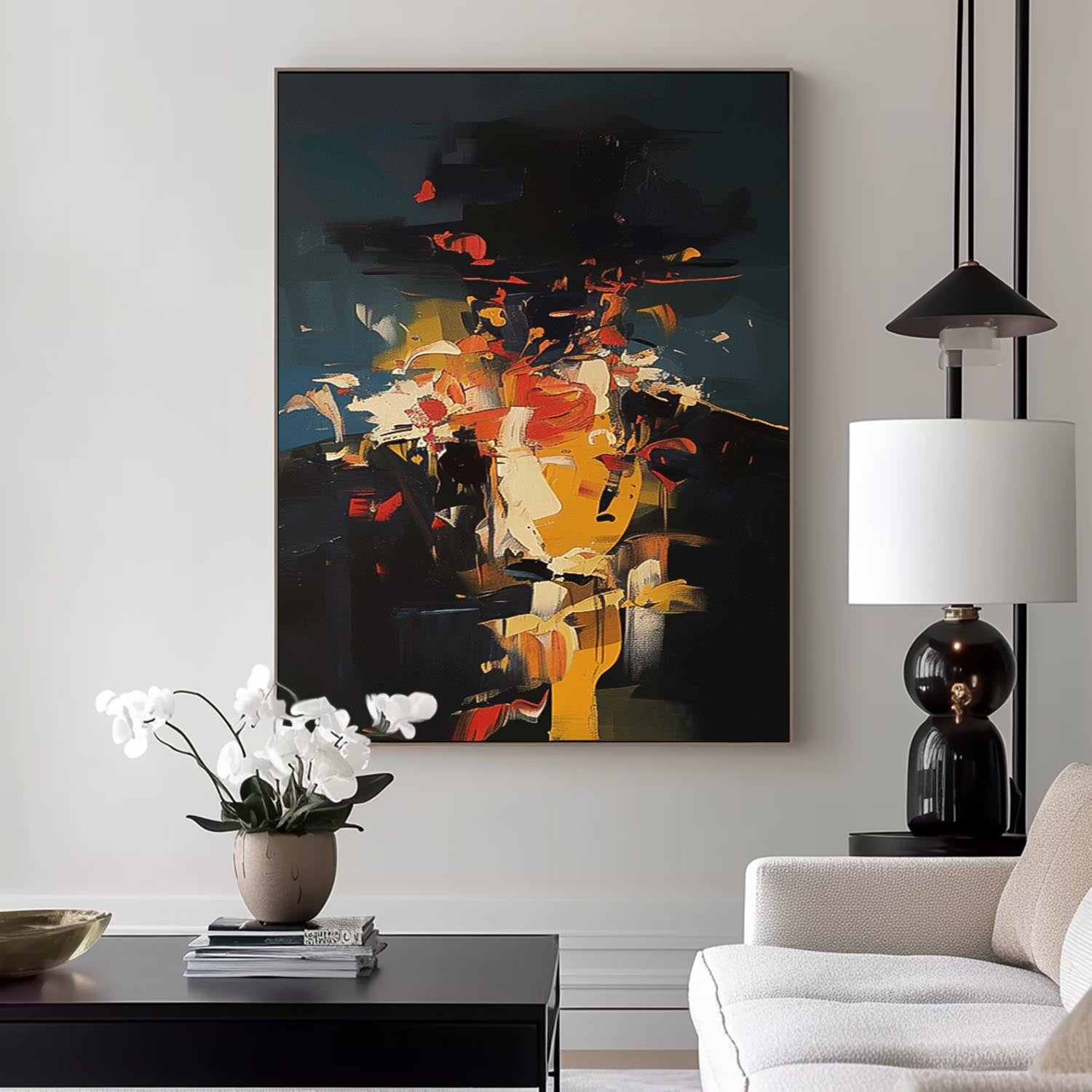 Wall Art Moody People Painterly Abstract