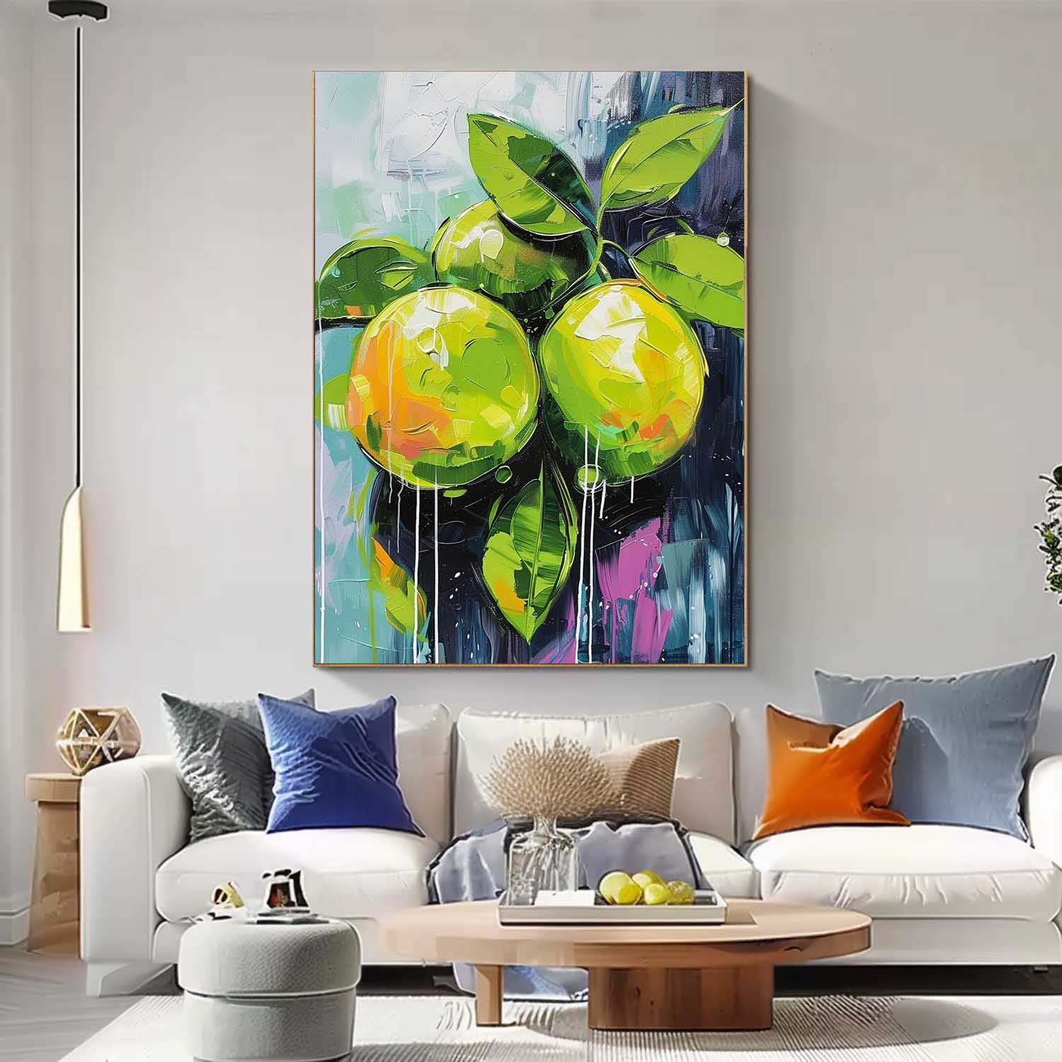 Wall Art Abstract Painterly Whimsical Fantasy
