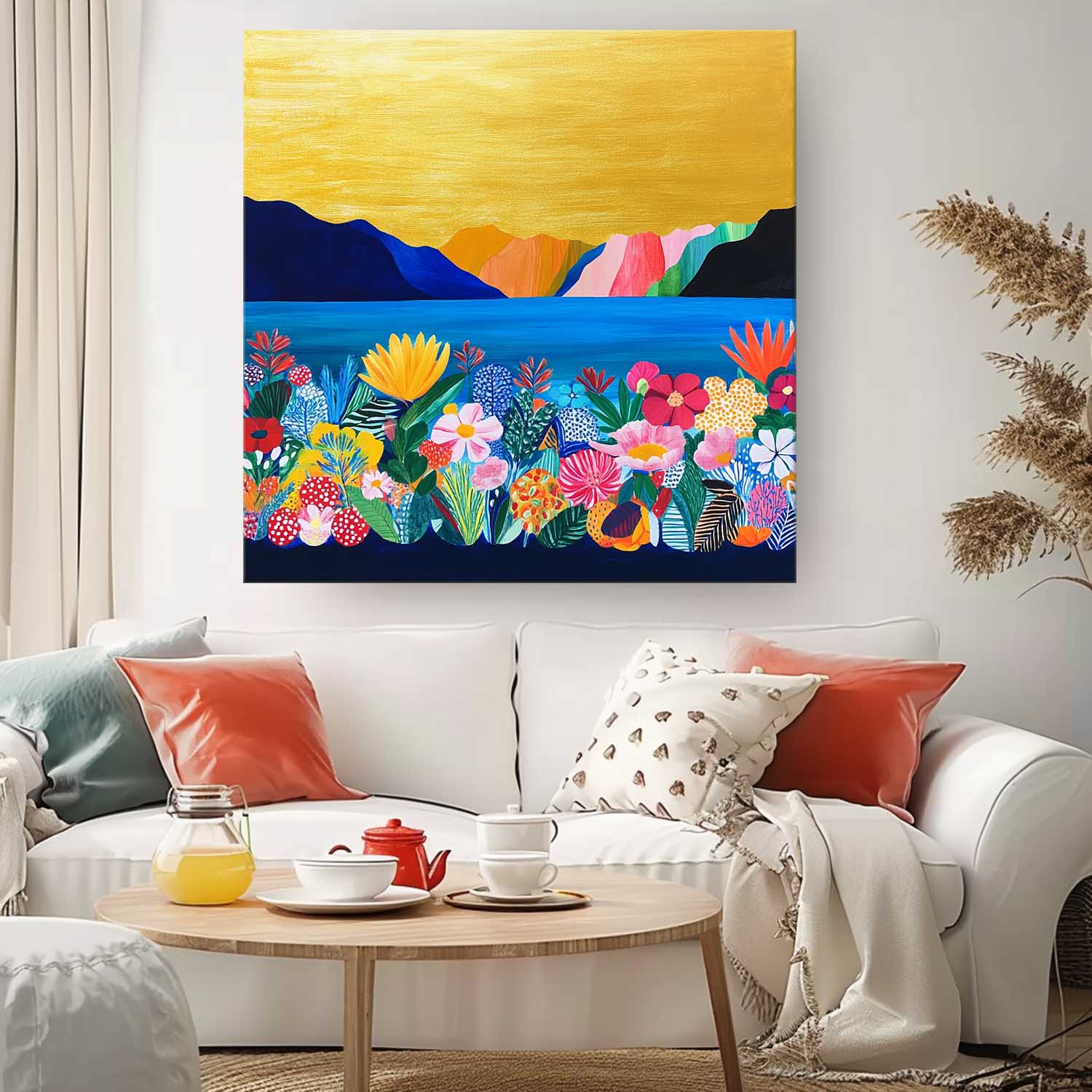Wall Art Flower Post-Impressionist Vibrant