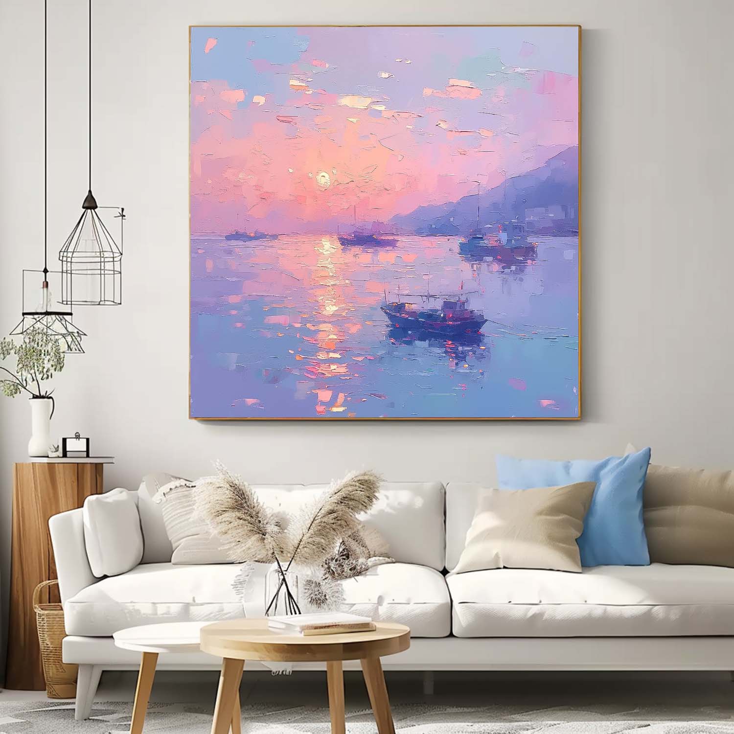 Wall Art Impasto Landscape Expressionist Modern